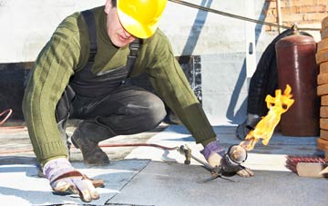 Adlingfleet flat roof construction